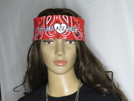 BAD AZZ BIKER " RED BANDANA"